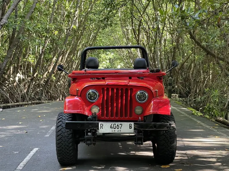 Jeep CJ-5 Mambo Red Automatic, front