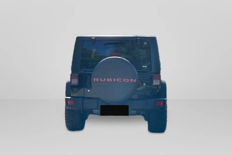 Jeep Wrangler Rubicon 2-Door Black, back